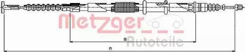 Metzger 461.13 - Cavo comando, Freno stazionamento autozon.pro