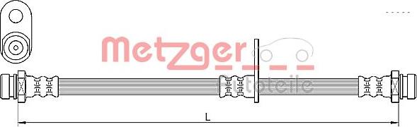 Metzger 4110638 - Flessibile del freno autozon.pro