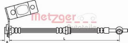 Metzger 4110675 - Flessibile del freno autozon.pro