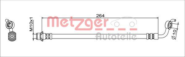 Metzger 4111660 - Flessibile del freno autozon.pro