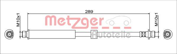 Metzger 4111764 - Flessibile del freno autozon.pro