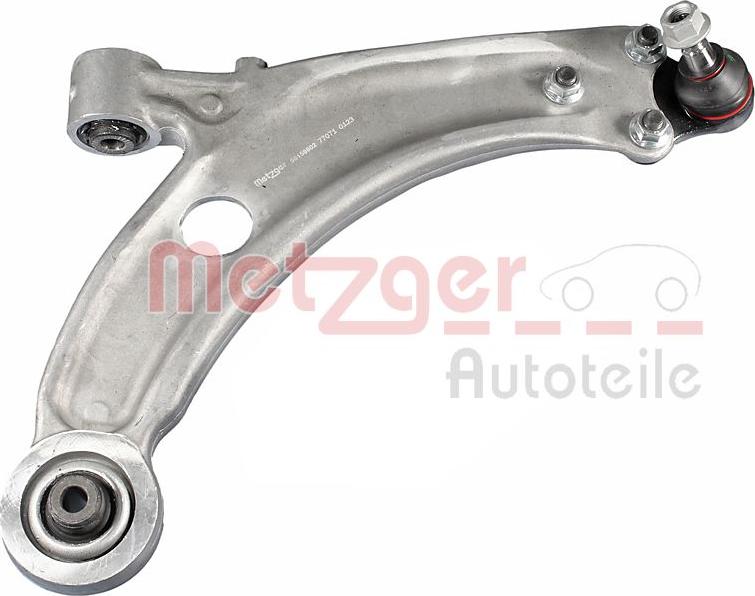 Metzger 58158602 - Braccio oscillante, Sospensione ruota autozon.pro