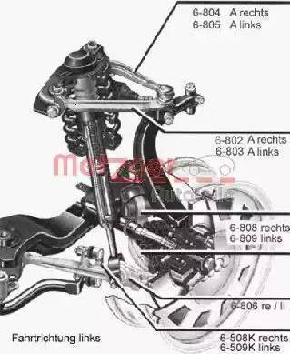 Metzger 83006111 - Asta / Puntone, Stabilizzatore autozon.pro