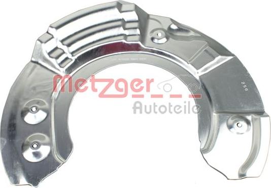 Metzger 6115159 - Lamiera paraspruzzi, Disco freno autozon.pro