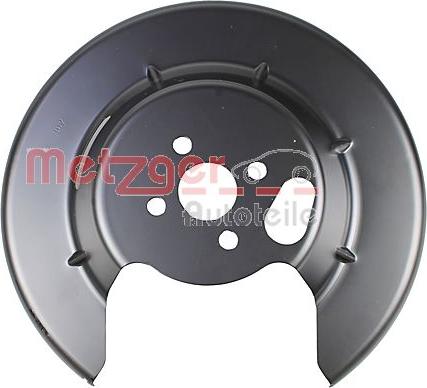 Metzger 6115318 - Lamiera paraspruzzi, Disco freno autozon.pro