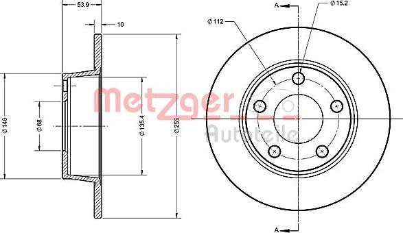 Metzger 6110490 - Discofreno autozon.pro