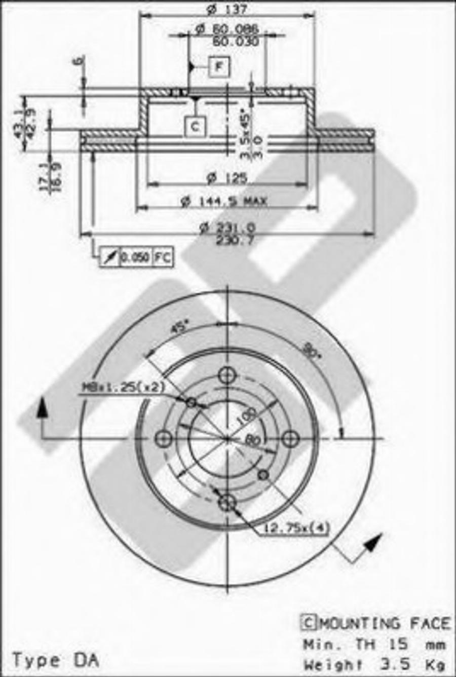 Metzger 6110410 - Discofreno autozon.pro