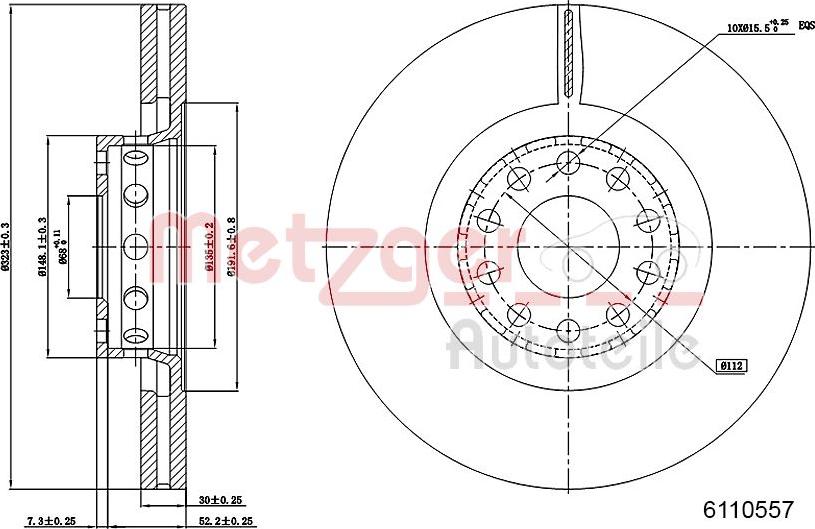 Metzger 6110557 - Discofreno autozon.pro