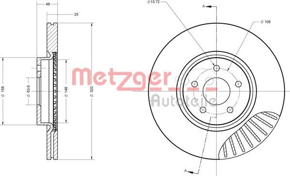 Metzger 6110503 - Discofreno autozon.pro