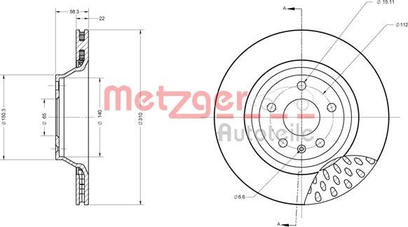 Metzger 6110512 - Discofreno autozon.pro