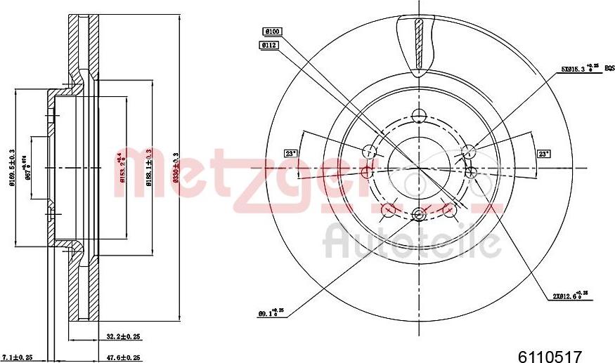 Metzger 6110517 - Discofreno autozon.pro