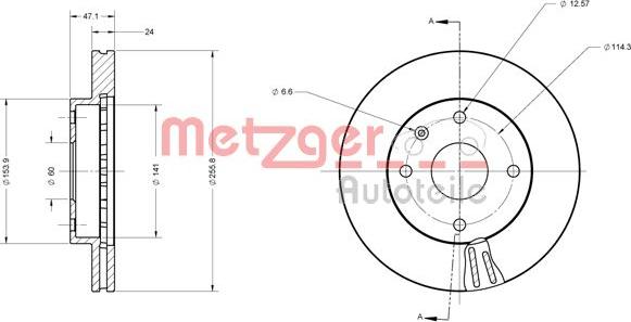 Metzger 6110525 - Discofreno autozon.pro