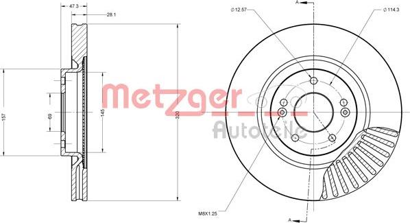 Metzger 6110695 - Discofreno autozon.pro