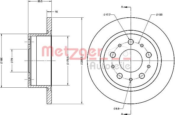 Metzger 6110647 - Discofreno autozon.pro