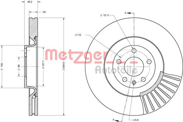 Metzger 6110669 - Discofreno autozon.pro