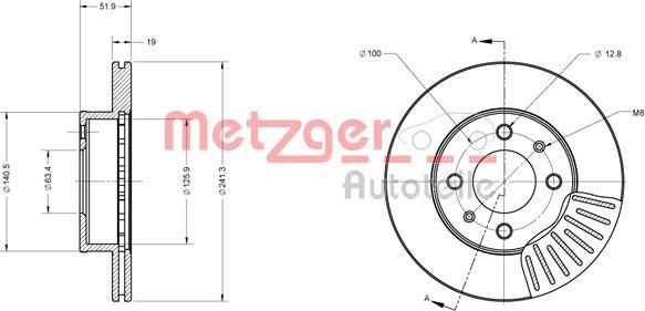 Metzger 6110618 - Discofreno autozon.pro