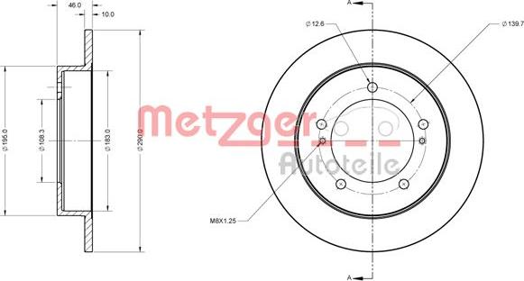 Metzger 6110685 - Discofreno autozon.pro