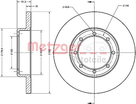 Metzger 6110686 - Discofreno autozon.pro