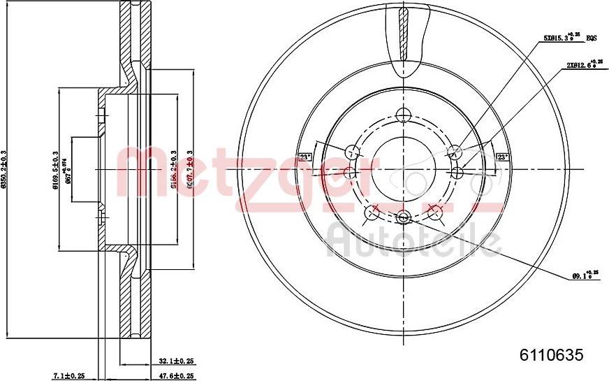 Metzger 6110635 - Discofreno autozon.pro