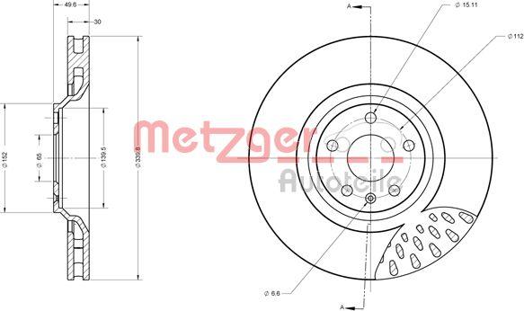 Metzger 6110631 - Discofreno autozon.pro