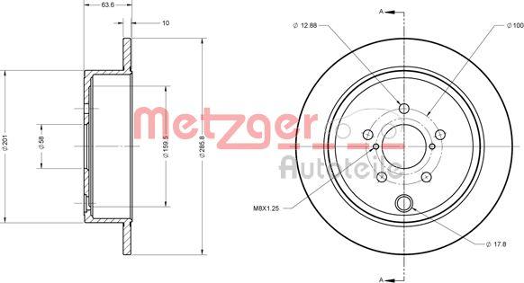 Metzger 6110099 - Discofreno autozon.pro