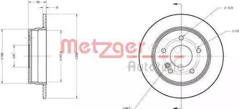 Metzger 6110505 - Discofreno autozon.pro