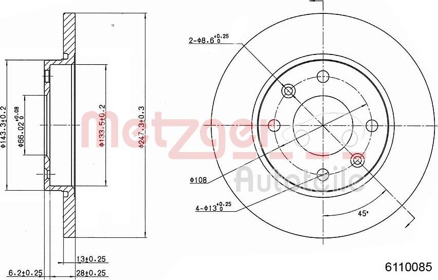 HELLA 8DD 355 106-181 - Discofreno autozon.pro