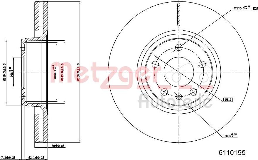 Metzger 6110195 - Discofreno autozon.pro