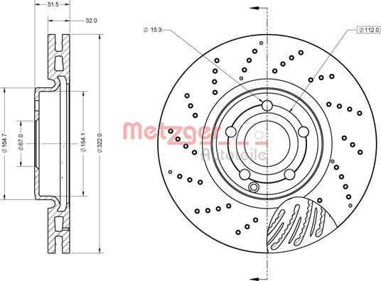 Metzger 6110867 - Discofreno autozon.pro