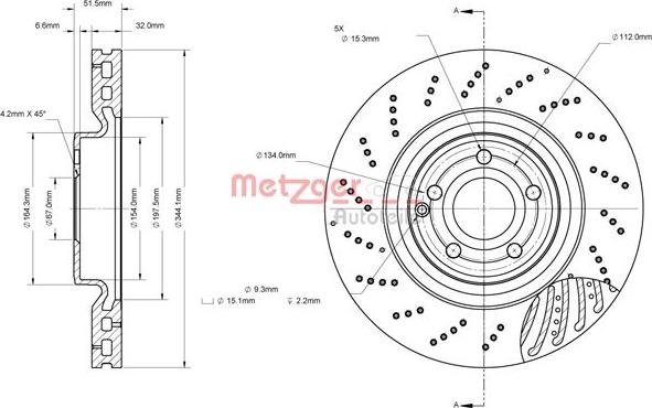 Metzger 6110883 - Discofreno autozon.pro