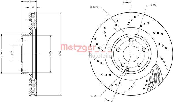 Metzger 6110832 - Discofreno autozon.pro