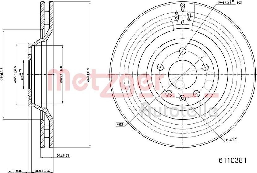 Metzger 6110381 - Discofreno autozon.pro