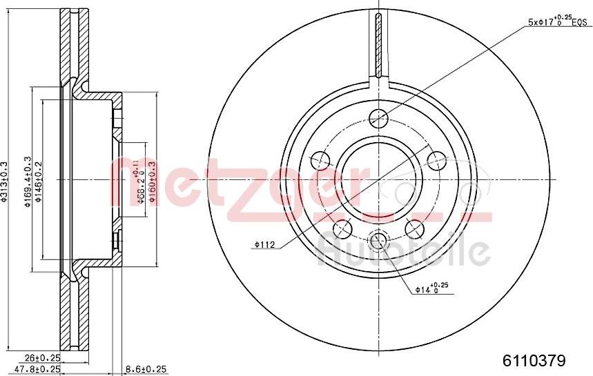 Metzger 6110379 - Discofreno autozon.pro