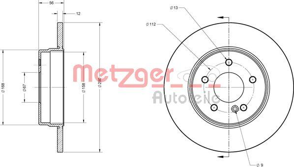 Metzger 6110218 - Discofreno autozon.pro