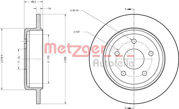 Metzger 6110278 - Discofreno autozon.pro