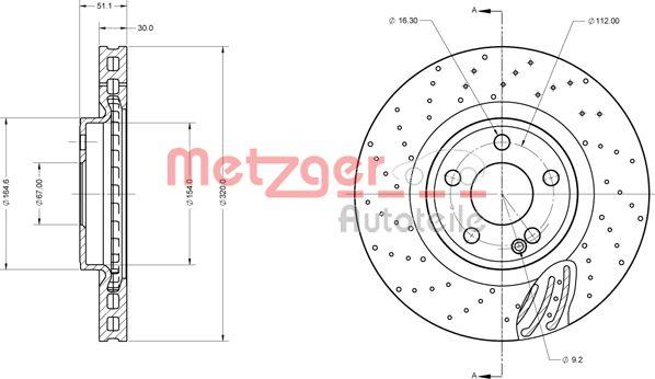 Metzger 6110754 - Discofreno autozon.pro