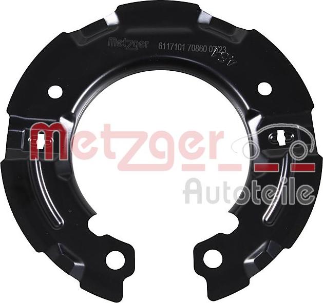 Metzger 6117101 - Disco portafreno autozon.pro