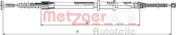 Metzger 631.11 - Cavo comando, Freno stazionamento autozon.pro