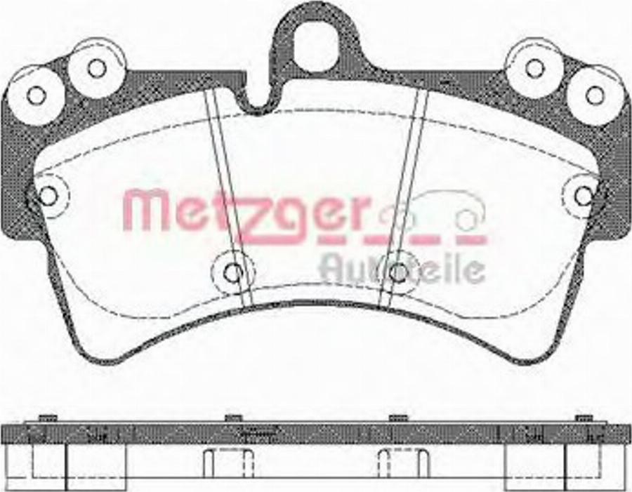 Metzger 0995.00 - Kit pastiglie freno, Freno a disco autozon.pro