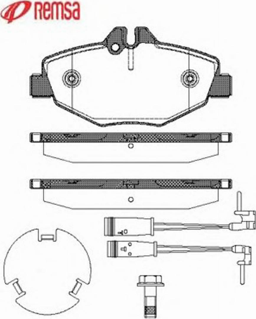 Metzger 099002 - Kit pastiglie freno, Freno a disco autozon.pro