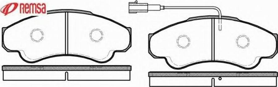 Metzger 0959.01 - Kit pastiglie freno, Freno a disco autozon.pro