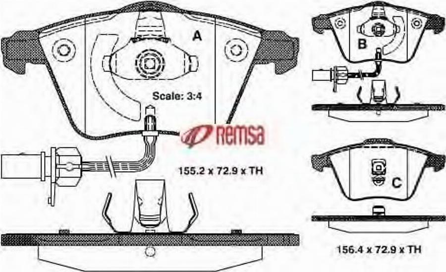 Metzger 0964.02 - Kit pastiglie freno, Freno a disco autozon.pro