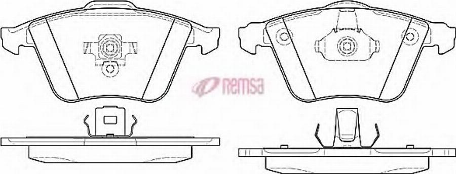 Metzger 096420 - Kit pastiglie freno, Freno a disco autozon.pro