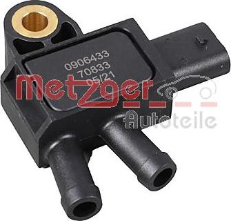 Metzger 0906433 - Sensore, Pressione gas scarico autozon.pro