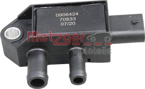 Metzger 0906424 - Sensore, Pressione gas scarico autozon.pro