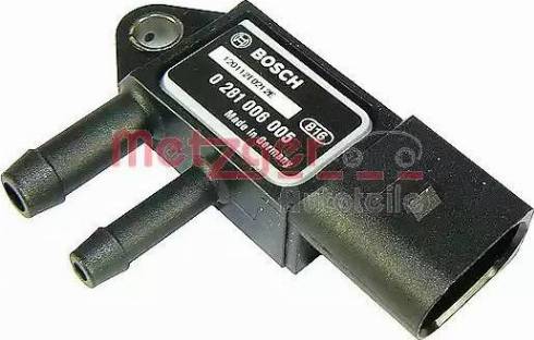 Metzger 0906155 - Sensore, Pressione gas scarico autozon.pro