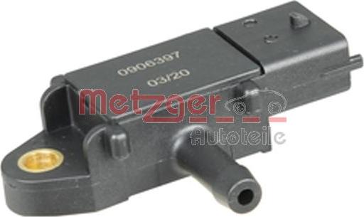 Metzger 0906397 - Sensore, Pressione gas scarico autozon.pro