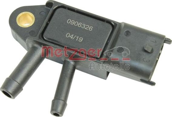 Metzger 0906326 - Sensore, Pressione gas scarico autozon.pro