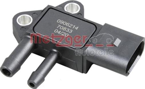 Metzger 0906214 - Sensore, Pressione gas scarico autozon.pro