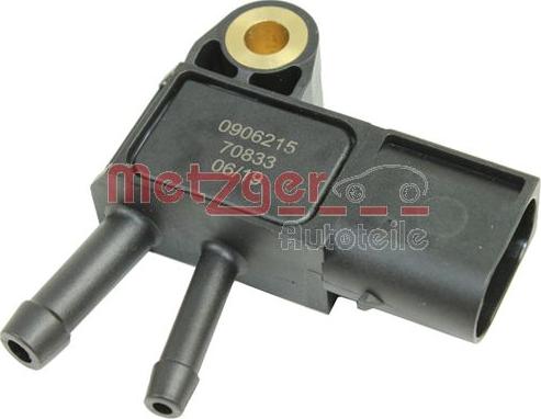 Metzger 0906215 - Sensore, Pressione gas scarico autozon.pro